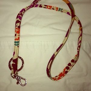 Vera Bradley Plum Crazy Lanyard