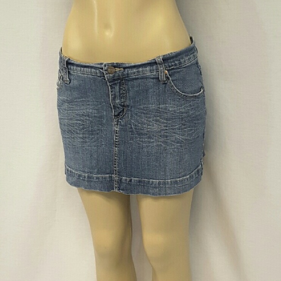 Denim Mini Skirt, size 13 - Picture 2 of 7