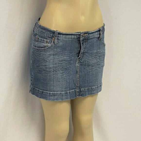 Denim Mini Skirt, size 13 - Picture 3 of 7