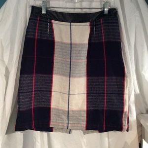 Plaid Pencil Skirt