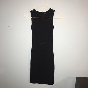 bodycon tight little black dress