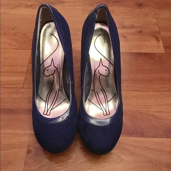 Baby Phat Navy Blue Heels