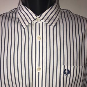 Fred Perry Button Down long sleeve shirt MD