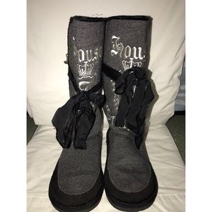 Juicy Couture Tie Boots