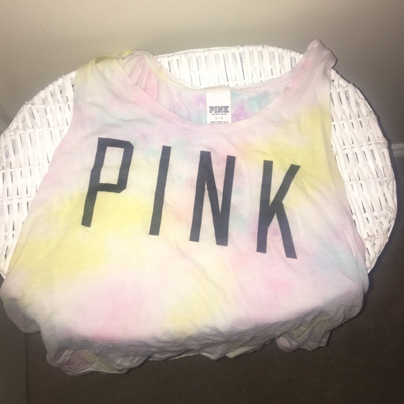 Tie dye PINK tank