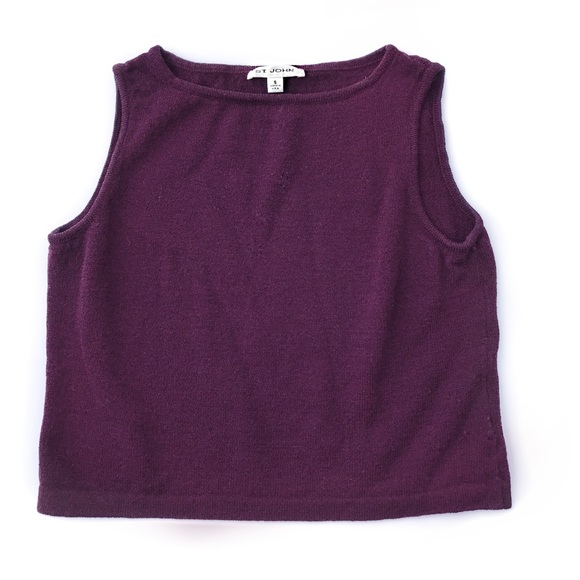 St. John knit crop tank - Picture 3 of 3