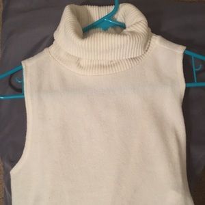 Sleeveless Turtleneck Tunic