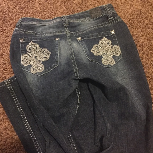 Maurice's silver jeans - Picture 2 of 3
