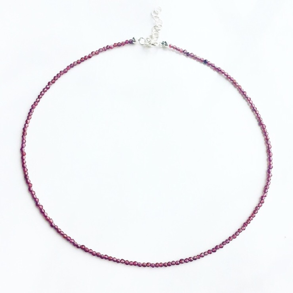 Garnet Choker Necklace