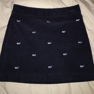 Vineyard Vines Whale Embroidered Corduroy Skirt