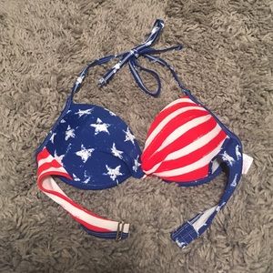 american flag bikini top