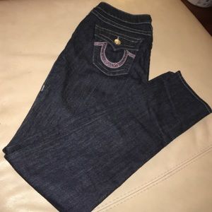 Women authentic true religion skinny jeans size 28