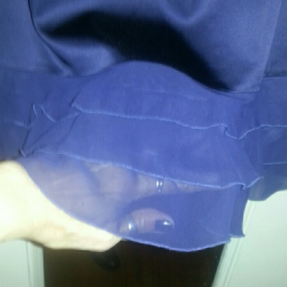 Evening Dress;  DEMOCRATIC SZ 8 ROYAL PURPLE - Picture 2 of 4