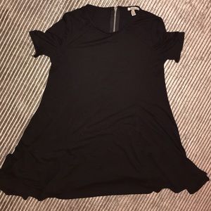 Black mini dress