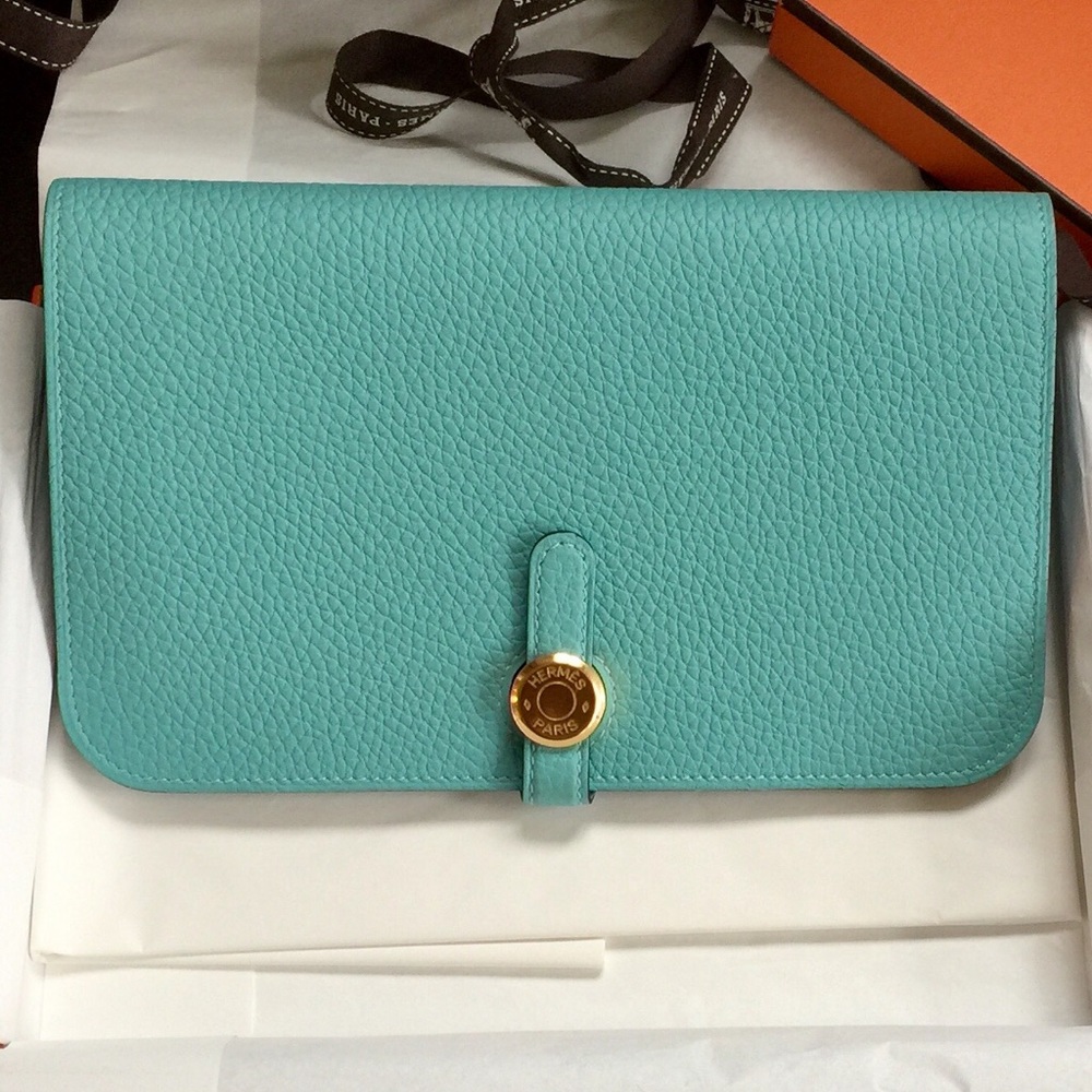 Auth Hermes Dogon Duo wallet - Picture 2 of 4