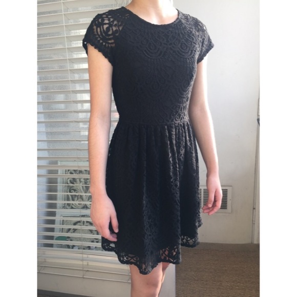 Lace babydoll Mini dress