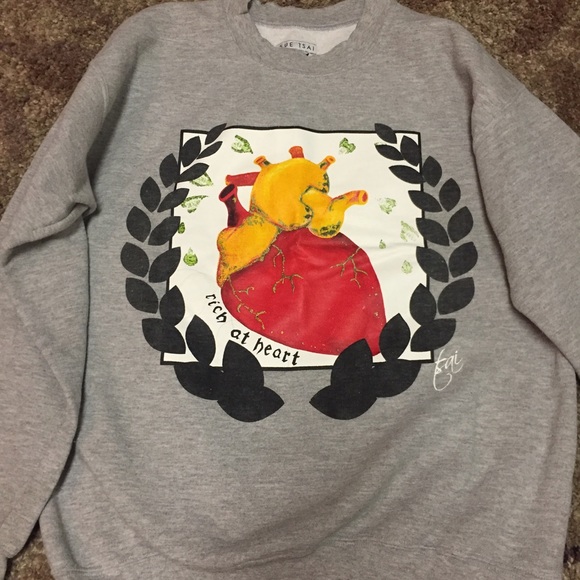 Sue Tsai "Rich at Heart" crewneck hoodie