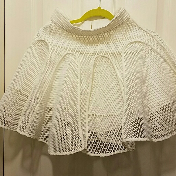 #fishnet white mini skirt #springbreak