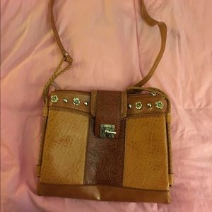 MC leather handbag
