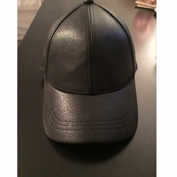 Black Leather Hat