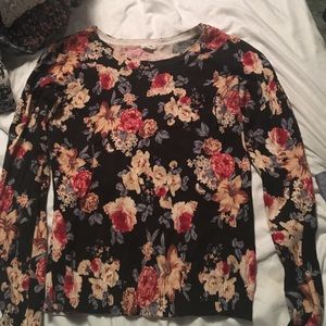 Floral sweater