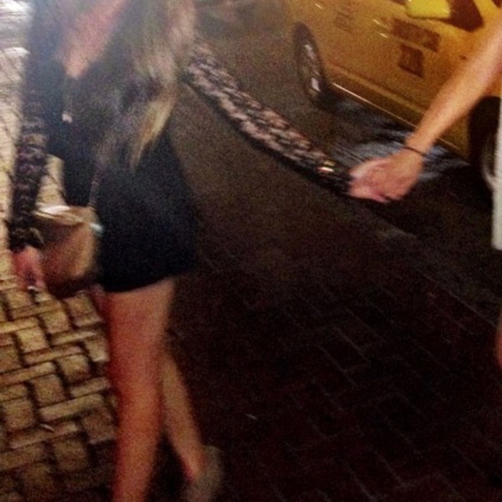 ANGL black romper, with lace long sleeves.