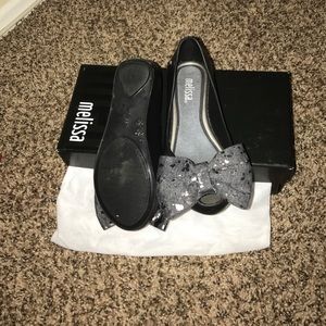 Melissa black flats