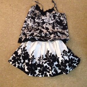 Twenti one top and skirt set