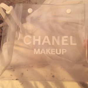 Chanel makeup bag