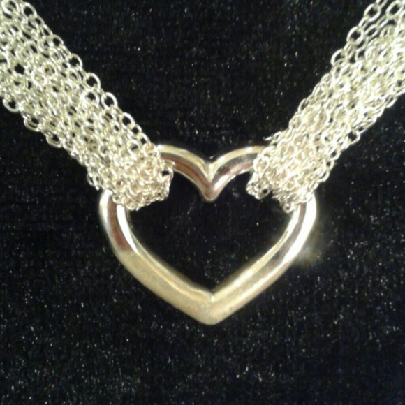 **DONATED** Multi Strand Silver Plated Necklace - Picture 2 of 4