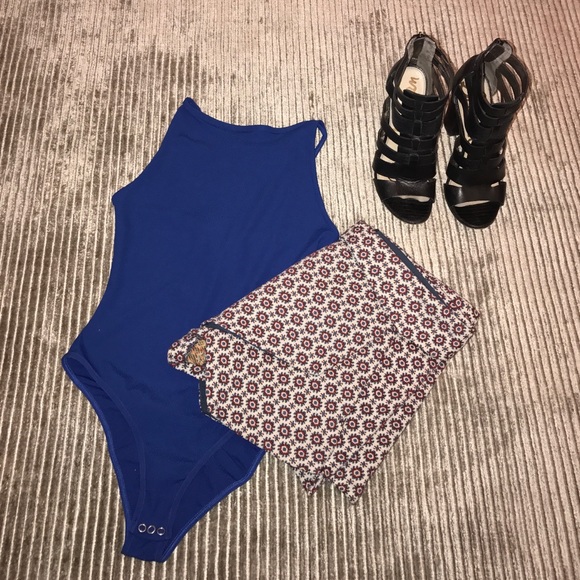 Royal blue leotard