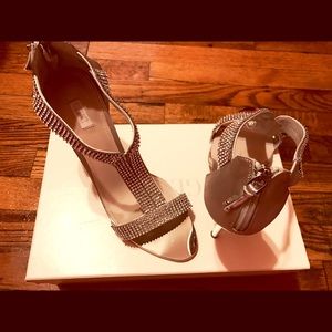 Glint Silver Crystal Shoes