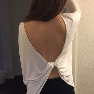 Twisted back Top