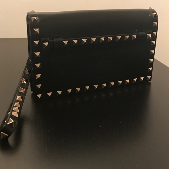 Valentino rockstud clutch