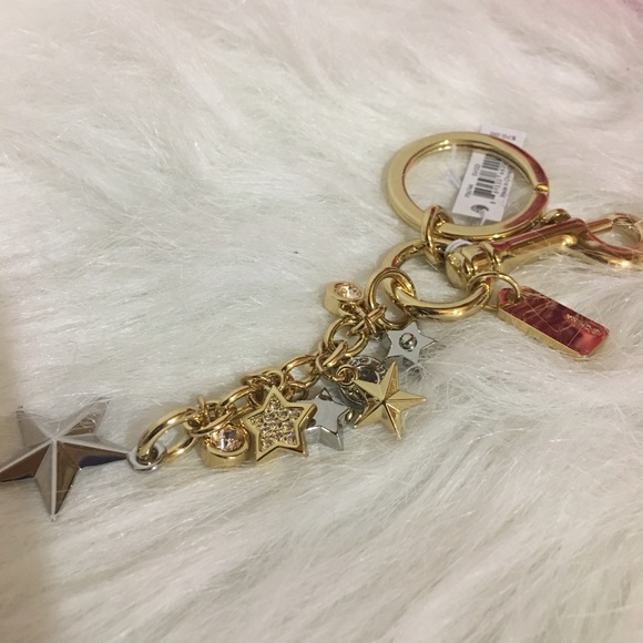 Coach F56744 Bling Star Key Fob⬇️ClosetCleanout⬇️ - Picture 2 of 3