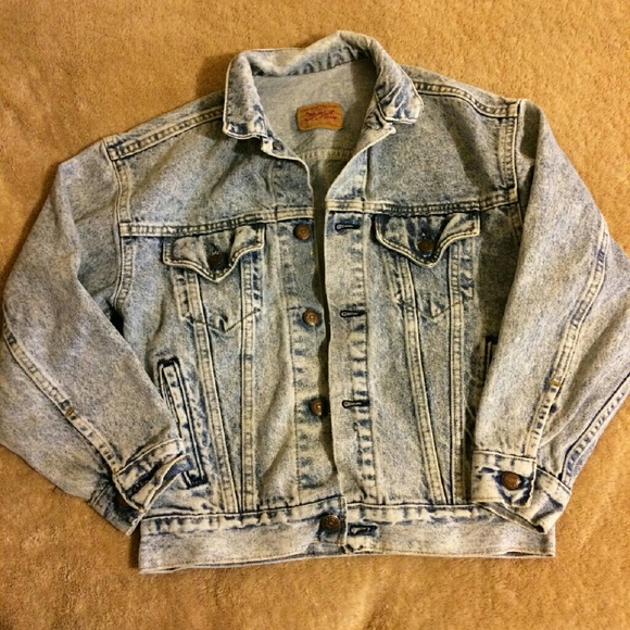Vintage Levi's Acid Wash Denim Jacket