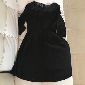 Black fancy a line dress