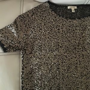 silence + noise (urban outfitters) sequined top