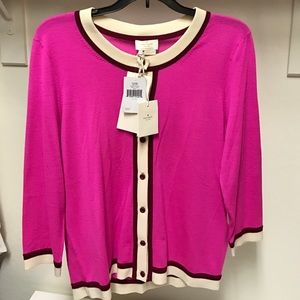 Kate Spade hot pink cardigan