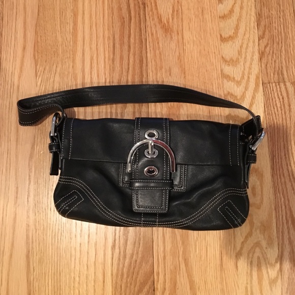 Coach small black purse