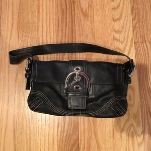Coach small black purse