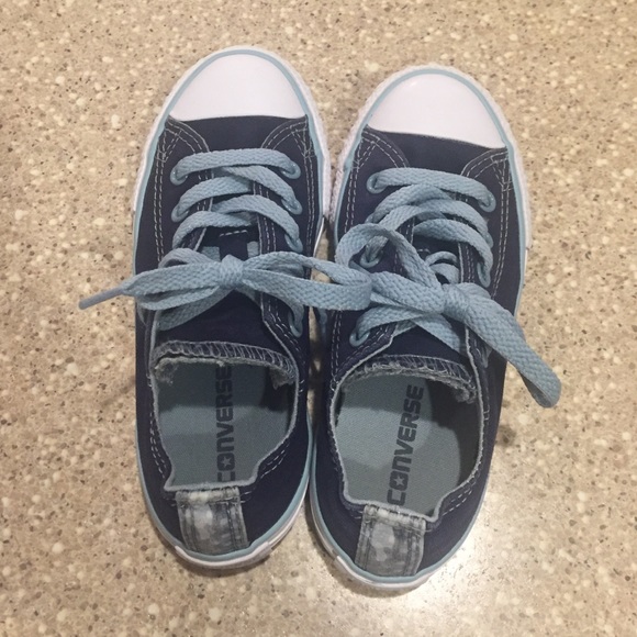 Practically brand new, boys size 12 converse.
