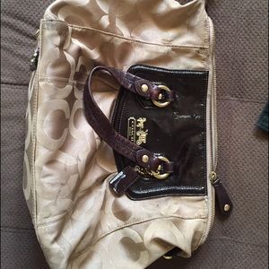 Authentic coach purse