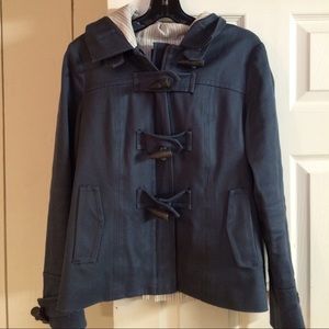 Gap blue toggle coat size small