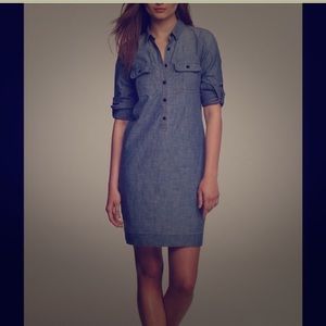 J Crew Chambray Shirtdress size 2
