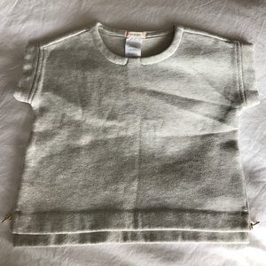 Crewcuts 3T Side-zip Short Sleeve Sweatshirt