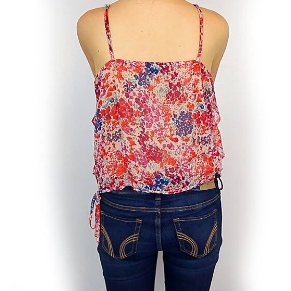 Multi-color Floral Top (American Eagle) - Picture 2 of 3