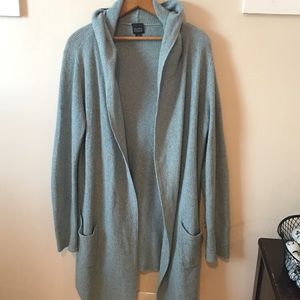 Eileen Fisher - Long, Hooded Sweater