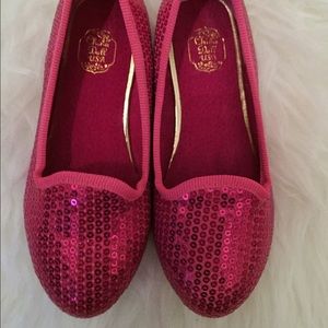 China Doll Hot Pink Sequin loafers