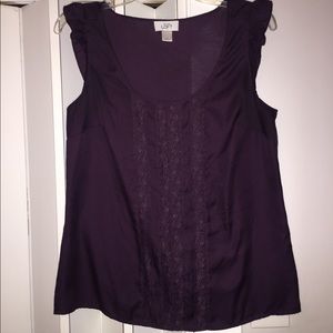 The Loft Anne Taylor small sleeveless blouse